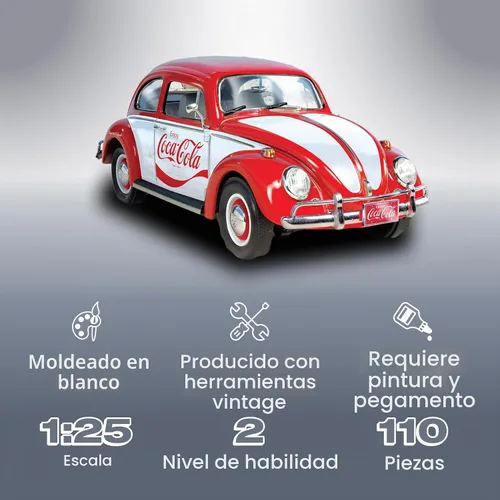 Vista 2 de Polar Lights - Volkswagen Beetle Snap (Coca-Cola) 2T