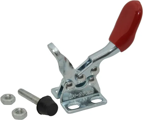 Vista 2 de 4PCS Palanca Abrazadera 201A Herramienta de Mano 60 lbs / 27kg Capacidad de Sostención Antideslizante Horizontal Herramienta de Liberación Rápida