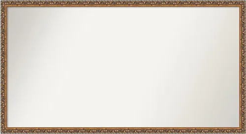 Vista 14 de Amanti Art Espejo de baño de bronce para sobre fregadero, 29 x 19 pulgadas, espejo rectangular de bronce antiguo, marco de madera tradicional