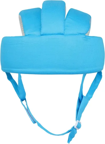 Vista 2 de Protector de cabeza de bebé para caminar, de algodón, sin golpes, protección para la cabeza para gatear, caminar, anticolisión, parachoques