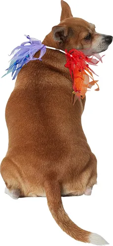 Vista 2 de Rubies Costume Company Fancy Rainbow Pet Collar, Varios