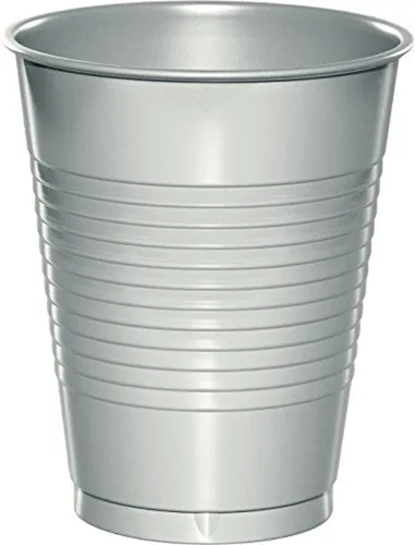 Vista 6 de Creative Converting 28304281 - 20 vasos de plástico Touch of Color, 16 onzas, rosa caramelo