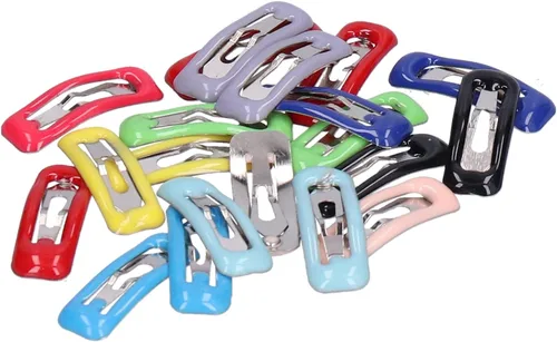Vista 9 de Zerodis Pinzas para el pelo pequeñas para mascotas, 50 horquillas de colores diferentes, clip de gota de agua para mascotas pequeñas para conejillos