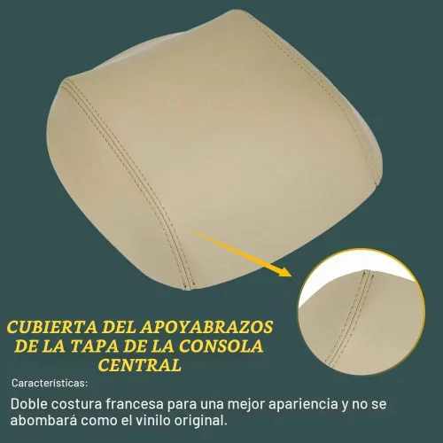 Vista 4 de A ABIGAIL Funda para reposabrazos de consola central compatible con Honda Pilot Auto 2009 2010 2011 2012 2013 2014 2015 Honda Pilot Auto Funda
