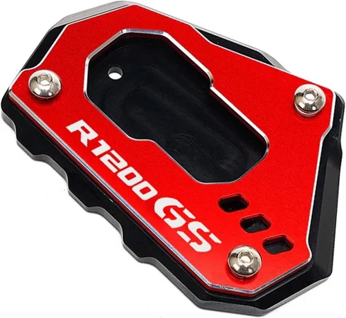 Vista 21 de Almohadilla de extensión para soporte lateral de motocicleta, placa para BMW R1200GS R1250GS R 1200 1250 GS ADV 2021 (color : R1250GSADV rojo)