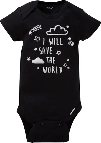 Vista 2 de Gerber - Mameluco de manga corta unisex para bebé, paquete de 8