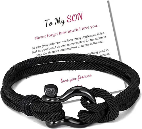 Vista 19 de Pulsera de cuero para hombre (mahua/matikou/yuanquan/8 Infinity)