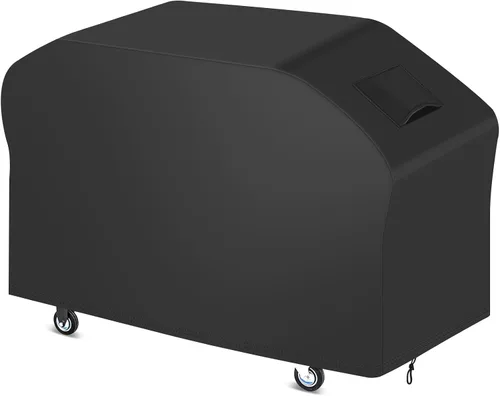 Vista 7 de iCOVER - Cubierta de parrilla de 17 pulgadas, resistente al agua, 600D, de lona de poliéster 600D, fundas diseñadas para Blackstone