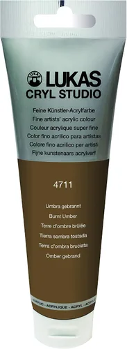 Vista 7 de Lukas CRYL Studio Artist - Pintura acrílica para artistas, Alizarín Carmesí, tubo de 125 ml - Pinturas acrílicas de alto pigmento para pintura