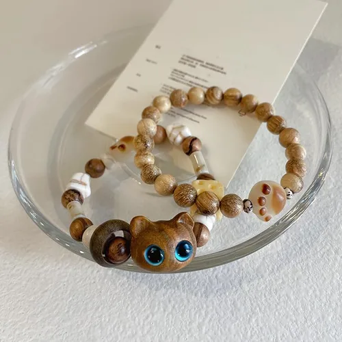 Vista 3 de Pulseras Y2k Y2k, accesorios estéticos, accesorios estéticos, pulsera estética Y2k para mujer, material de preparación