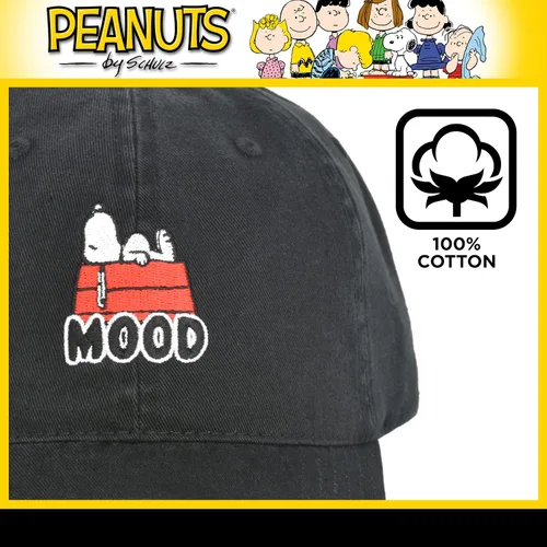 Vista 5 de Concept One Peanuts Snoopy Dad Hat Adult Adjustable Baseball Cap with Curved Brim