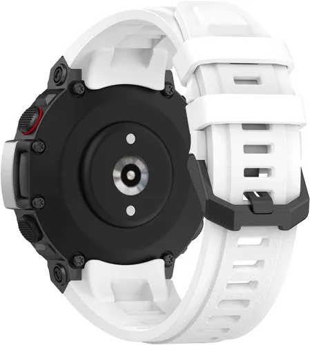 Vista 5 de FitTurn Bandas compatibles con Amazon T-Rex 2 SmartWatch – Correa deportiva ajustable de silicona de repuesto para hombre y mujer y herramientas