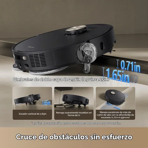 Vista 2 de dreame L50 Ultra Robot Vacuum with Dual Laser & AI RGB Navigation