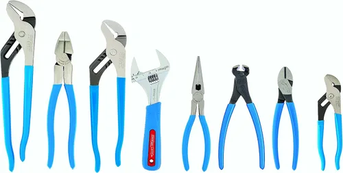 Vista 2 de Channellock – Juego profesional de herramientas Roll-8, 8 unidades, con rollo para herramientas