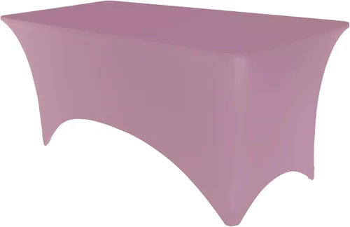 Vista 8 de Pomp Mantel elástico de elastano color antracita de 4 pies, resistente a las arrugas y a las manchas, tela de alta calidad de fácil cuidado, se