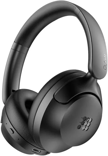 Vista 9 de Cubitt Headphones Lite - Auriculares inalámbricos Bluetooth 5.4 sobre la oreja, ANC, 60H, plegables, arena clara