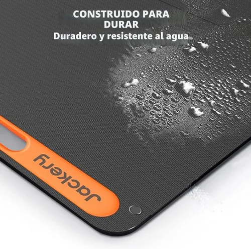Vista 4 de Jackery SolarSaga - Panel solar portátil de 200 W, paneles solares bifaciales plegables IP68, compatible con estación de energía Jackery Explorer