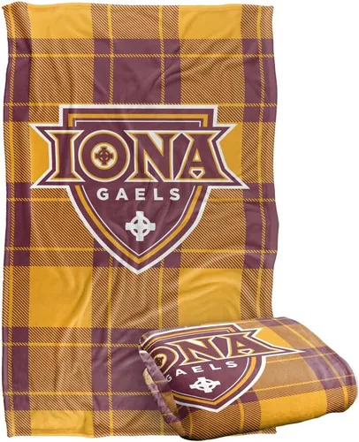 Vista 199 de LOGOVISION St John's University Campus Plaid Spirit Silky Touch Manta súper suave 36 x 58 pulgadas
