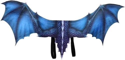 Vista 35 de Himine Alas de dragón no tejidas para adultos Cosplay Props