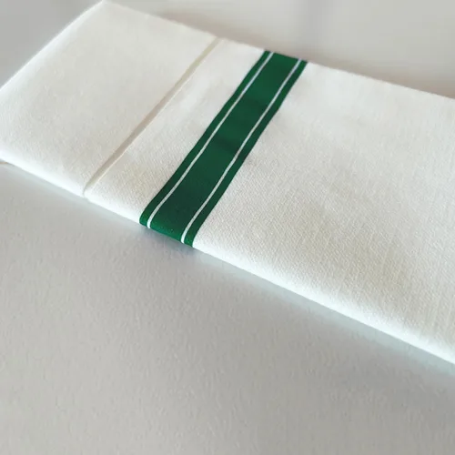 Vista 5 de KMAKII Servilletas desechables de papel con bolsillo integrado para cubiertos desechables para fiestas, bodas, eventos, tacto de lino, 16 x 16