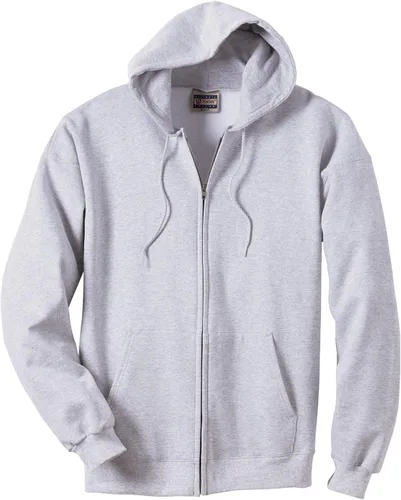 Vista 2 de Hanes Sudadera de algodón con cremallera completa y capucha de 10 oz.