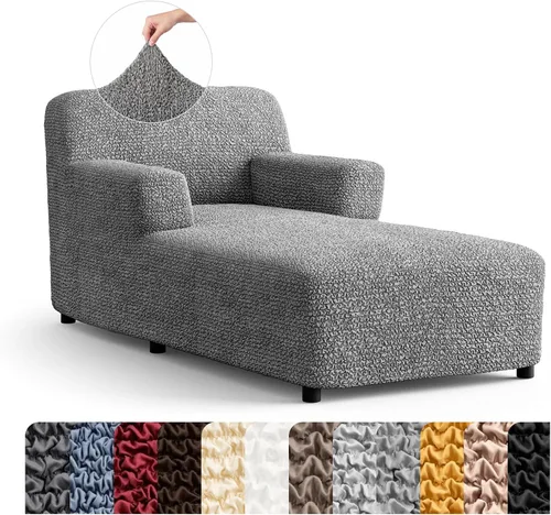 Vista 21 de PAULATO BY GA.I.CO. Funda para Silla de Tumbona Sin Brazos - Funda Deslizante para Silla de Tumbona - Funda para Sofá de Salón - Fundas Deslizantes