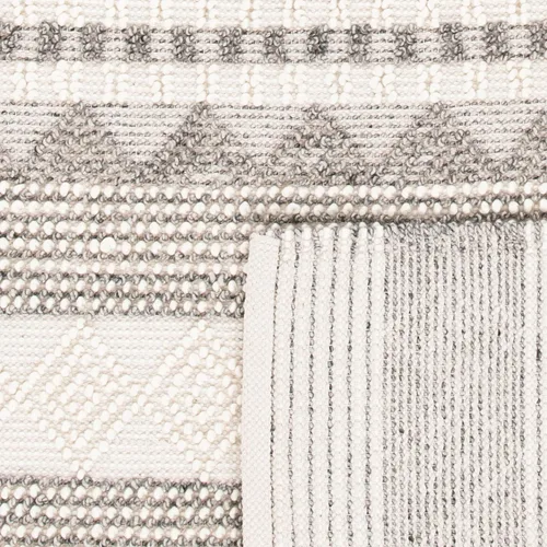 Vista 18 de SAFAVIEH Natura Collection - Alfombra decorativa de 2 x 3 pies, color beige y marfil, hecha a mano de lana tribal marroquí y algodón, ideal