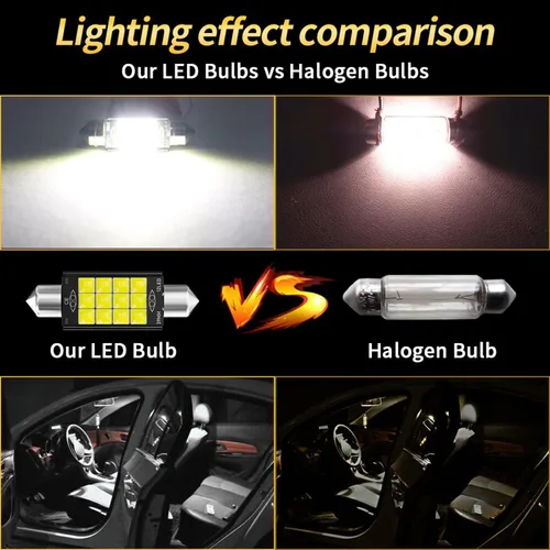 Vista 4 de SOCAL-LED - Bombilla LED de 0.157 x 1.220 in de Canbus Super Bright 3030 Chipset para interior de coche, luz de cúpula DE3175, luz de mapa, azul