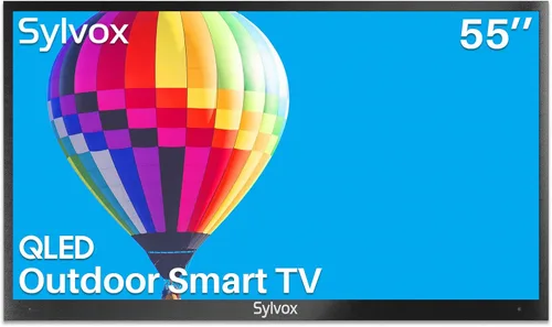 Vista 20 de SYLVOX Nueva TV inteligente para exteriores de 43”, Rendimiento impermeable superior, Acabado mate mejorado para efecto antirreflejos mejorado