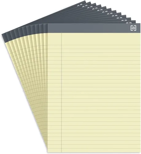 Vista 10 de TRU RED Staples TR57363 Bloc de notas, 8.5 x 11.75 pulgadas, rayas anchas, pasteles, 50 hojas/bloc