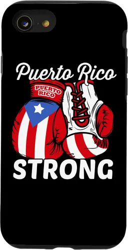 Vista 18 de Guantes de boxeo con la bandera de Puerto Rico para iPhone 16 Boricua Puerto Rican Pride Case