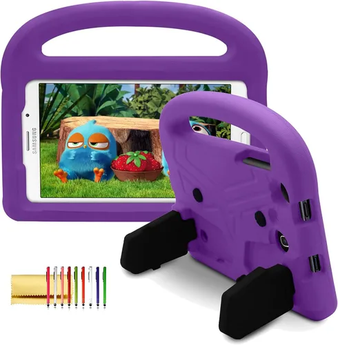 Vista 9 de Funda para niños para Samsung Galaxy Tab A 8.0" (2019) SM-T290/SM-T295, Techcircle Kids Safe a prueba de golpes, EVA resistente funda protectora