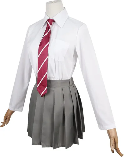 Vista 4 de Grojimts Disfraz de cosplay de anime para niñas, uniforme japonés JK para Halloween, trajes para mujer