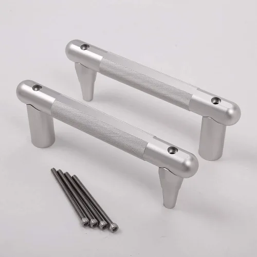 Vista 6 de Aleación de aluminio del coche Interior manija de puerta Trim para LADA NIVA Accesorios de coche 2pcs