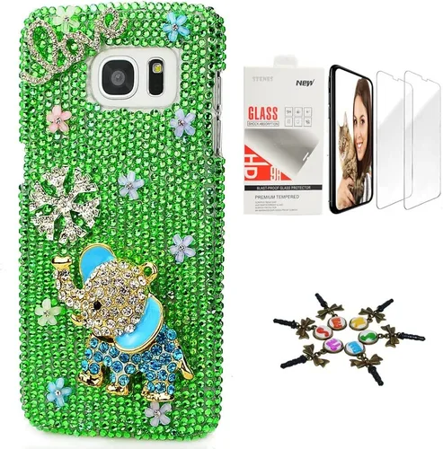 Vista 7 de Bling Case SSSGCDwSPSeries-24 - Funda con diseño 3D hecho a mano, 100 + cristales