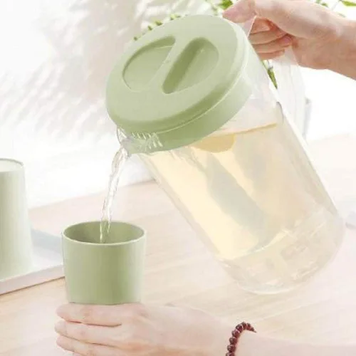 Vista 5 de DOITOOL Lemonade - Jarra de 87.9 fl oz de galón con tapa, jarra de agua resistente e inastillable, jarra de plástico para té helado, para agua