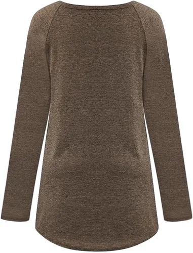 Vista 3 de YOPLANET Túnicas largas o tops para mujer para llevar con leggings, blusas de manga cortalarga