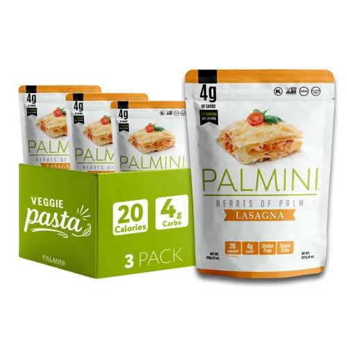 Vista 11 de Palmini - Lasaña baja en carbohidratos, 0.14 oz de carbohidratos, (12 onzas - Paquete de 1)