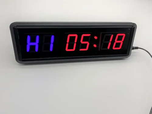 Vista 2 de AZOOU Reloj de temporizador de gimnasio a intervalo personal con cuenta regresiva cronómetro para intervalos y Tabata HIIT EMOM MMA Boxeo Intervalo