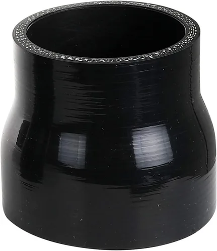 Vista 29 de AC PERFORMANCE ID de 1" a 1/2" (25mm a 13mm) Manguera de silicona recta reductora de 3 capas reforzada negra, 3" de longitud Negro