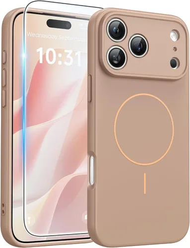Vista 98 de FNTCASE para Samsung Galaxy Z Fold 7 Estuche Magnético: Funda de Teléfono Celular con Textura Mate Translúcida, Protección contra Caídas de Grado