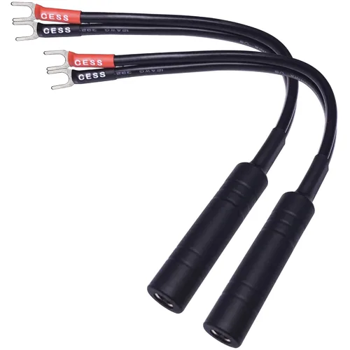 Vista 10 de CNCESS Adaptador de altavoz de horquilla de pala a 1/4 TS, 12 AWG, paquete