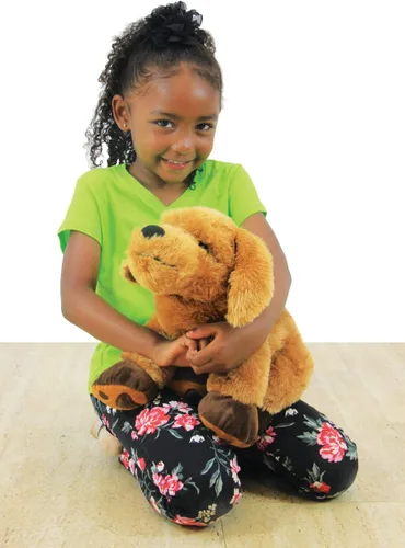 Vista 4 de ROYLCO Theo The Sensory Companion - Animal de peluche, 2.5 libras, juguete sensorial, pelo suave, paquete de calor/frío, animal de peluche