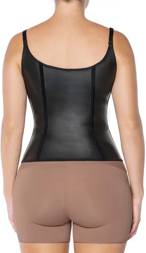 Vista 2 de Leonisa Chaleco entrenador de cintura de látex para mujer