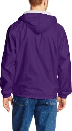 Vista 2 de Charles River Apparel Chaqueta impermeable sin botones resistente al viento y al agua (talla regularextra)