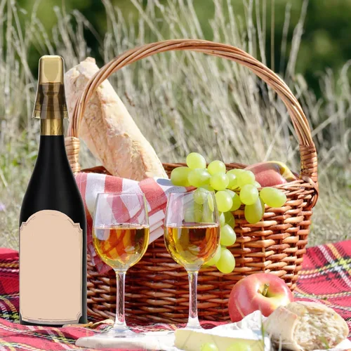 Vista 6 de ZEAYEA 24 fundas universales para botellas de licor, translúcidas para verter botellas de polvo, tapas de plástico para verter polvo para el hogar
