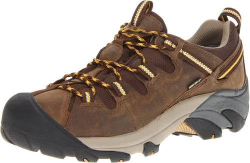 Vista 11 de KEEN Men's Targhee 2 Low Height Waterproof Hiking Shoes Bisonte/Brindle