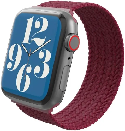 Vista 19 de ZAGG Gear4 - Correa elástica trenzada Solo Loop - SM - Verde bosque - Compatible con Apple Watch de 1.496 pulgadas, 1.575 pulgadas, 1.614 pulgadas