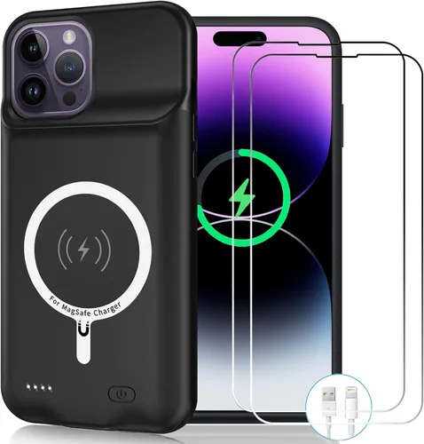 Vista 11 de Funda de batería para iPhone 8/7/6S/6/SE 2020/SE 3, 10000mAh Funda protectora de carga portátil recargable compatible con iPhone 8/7/6S/6/SE 2020/SE