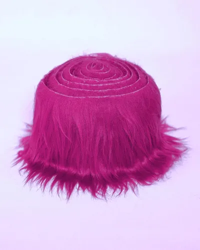 Vista 44 de Tela de pelo sintético lanudo y esponjoso, tira precortada para manualidades, gnomos, pompones, elfos enanos, decoración de invierno, bricolaje